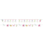 Fairy Forest Happy Birthday Banner - The Party Room